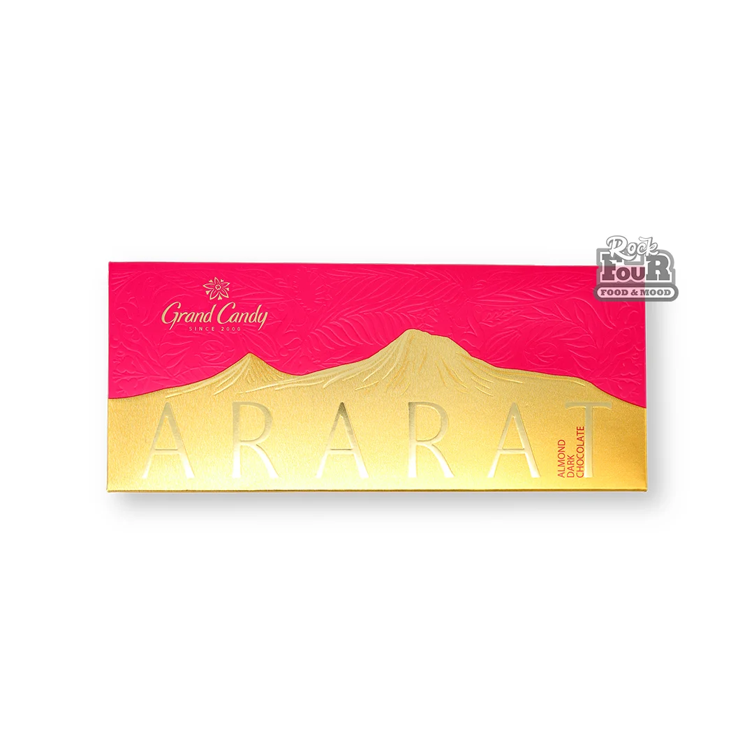Dark chocolate bar "Grand Candy Ararat" with almonds 90g